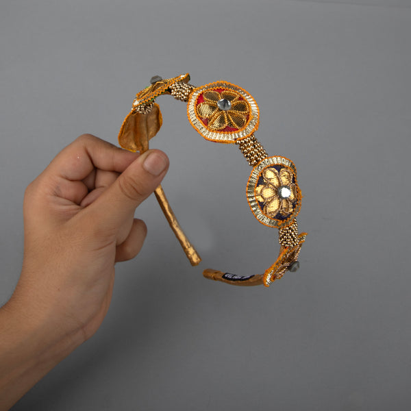 TIPY TIPY TAP ETHNIC TIARA HAIRBAND - GOLDEN