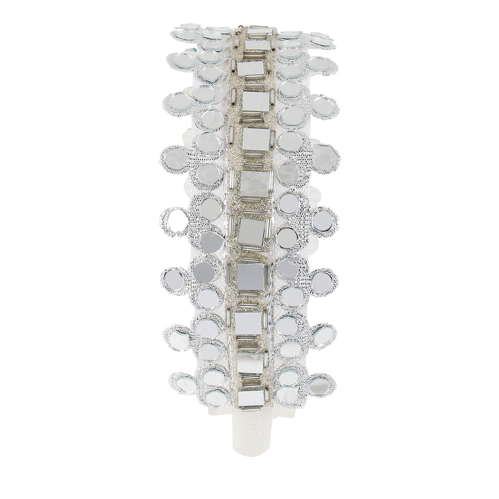 TIPY TIPY TAP MIRROR BEADS HAIR BAND - SILVER