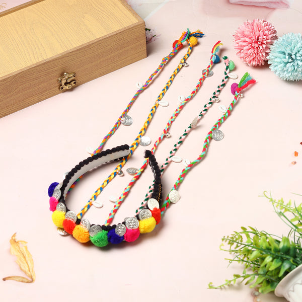 TIPY TIPY TAP  TASSEL HAIRBAND - MULTICOLOR