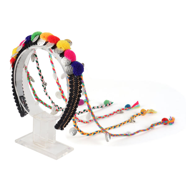 TIPY TIPY TAP  TASSEL HAIRBAND - MULTICOLOR