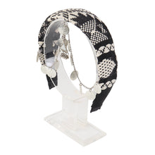 TIPY TIPY TAP FRONT CHAINS HAIRBAND - BLACK & WHITE