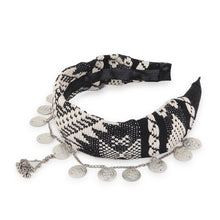 TIPY TIPY TAP FRONT CHAINS HAIRBAND - BLACK & WHITE
