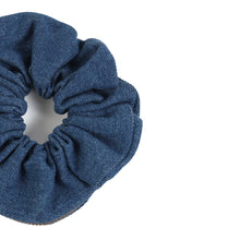 TIPY TIPY TAP POCKET DENIM SCRUNCHIE - BLUE
