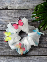 TIPY TIPY TAP BUTTERFLY SCRUNCHIE - BLUE
