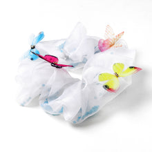 TIPY TIPY TAP BUTTERFLY SCRUNCHIE - BLUE