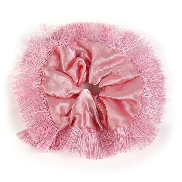 TIPY TIPY TAP TASSEL SCRUNCHIE - PINK