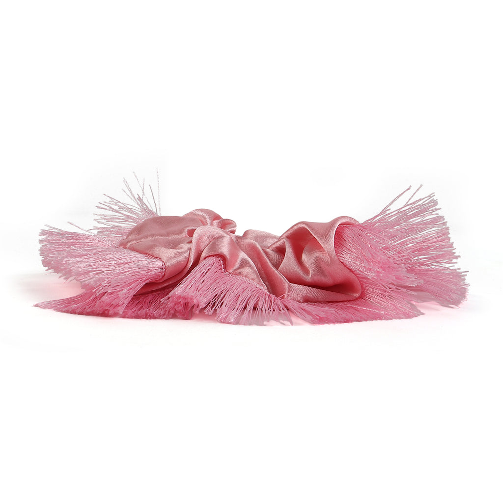 TIPY TIPY TAP TASSEL SCRUNCHIE - PINK
