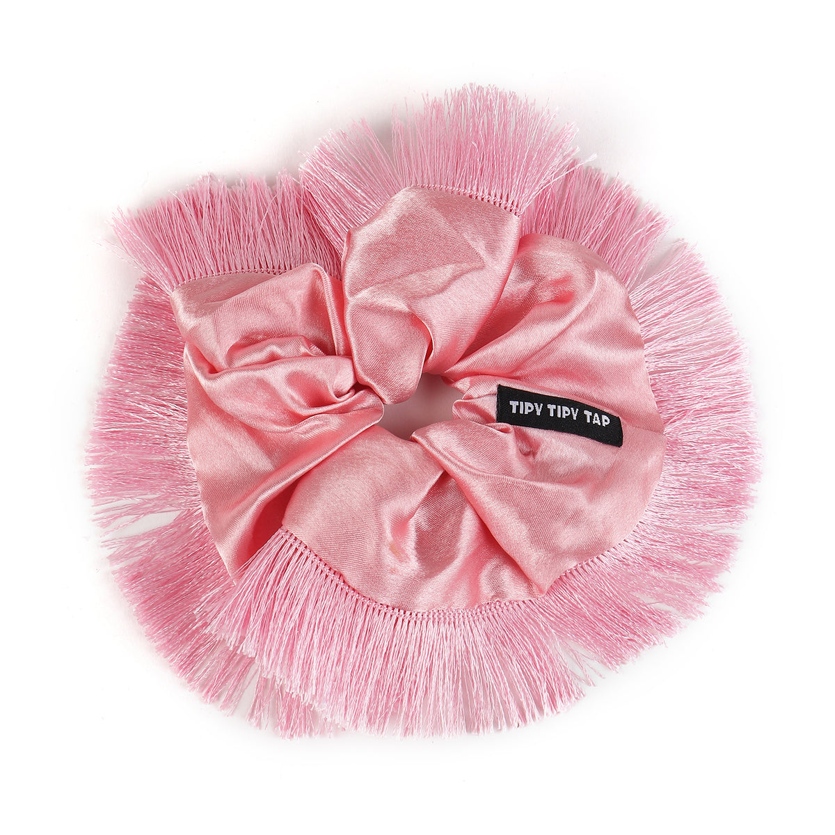 TIPY TIPY TAP TASSEL SCRUNCHIE - PINK