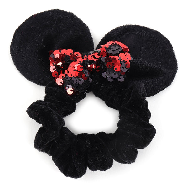 TIPY TIPY TAP KIDS CARTOON SCRUNCHIE - BLACK