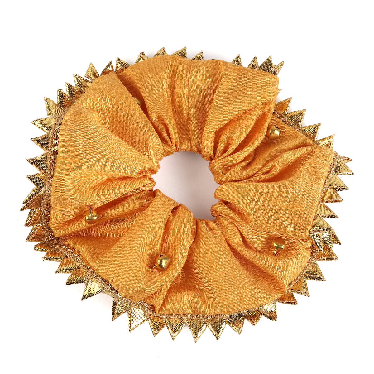 TIPY TIPY TAP GOTA TRIMMED SCRUNCHIE - GOLDEN
