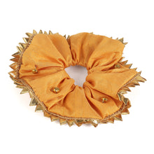 TIPY TIPY TAP GOTA TRIMMED SCRUNCHIE - GOLDEN