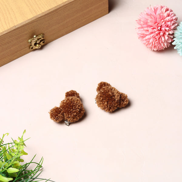 TIPY TIPY TAP TEDDY CLIPS - BROWN