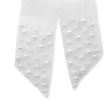 TIPY TIPY TAP PEARLY BOW CLIP - WHITE