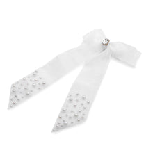 TIPY TIPY TAP PEARLY BOW CLIP - WHITE
