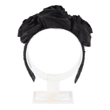 TIPY TIPY TAP EMBELLISHED FLOWER HAIRBAND - BLACK
