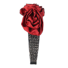 TIPY TIPY TAP EMBELLISHED FLOWER HAIRBAND - RED