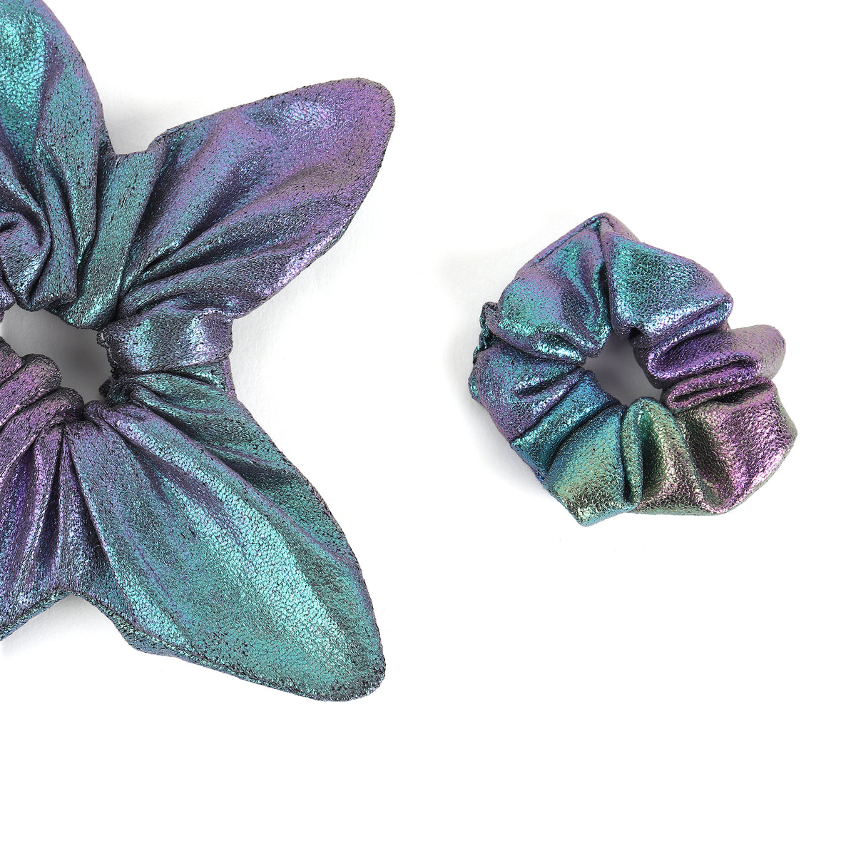 TIPY TIPY TAP STAR SHAPE SCRUNCHIE - BLUE