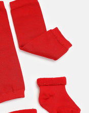 TIPY TIPY TAP SET OF 5 SOLID LEG WARMERS WITH SOCKS - MULTICOLOR