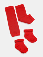 TIPY TIPY TAP SET OF 5 SOLID LEG WARMERS WITH SOCKS - MULTICOLOR