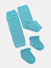 TIPY TIPY TAP SET OF 5 SOLID LEG WARMERS WITH SOCKS - MULTICOLOR