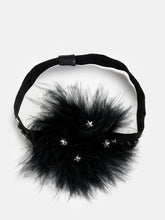 TIPY TIPY TAP FUR LEG WARMER WITH SOCKS & HEADBAND - BLACK