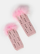 TIPY TIPY TAP FUR LEG WARMER WITH SOCKS & HEADBAND - PINK