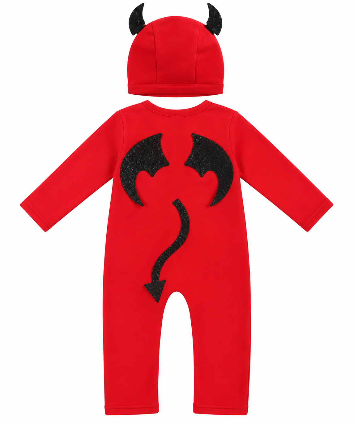 TIPY TIPY TAP DEVIL ROMPER COSTUME WITH CAP - RED
