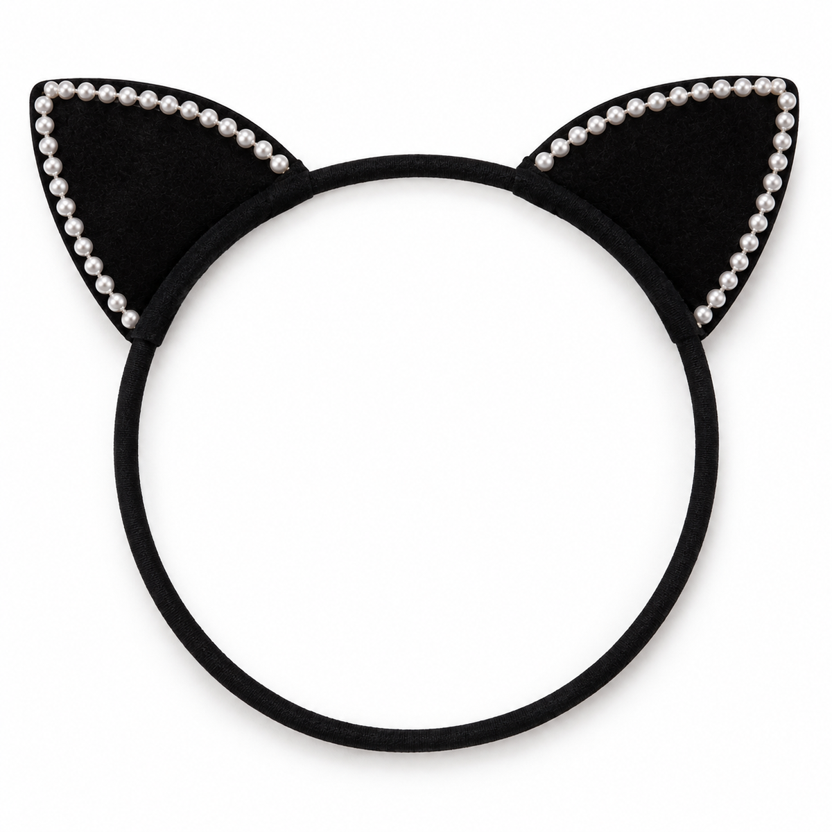 TIPY TIPY TAP CAT BODYSUIT DRESS WITH HAIRBAND AND BOW CHOKER - BLACK