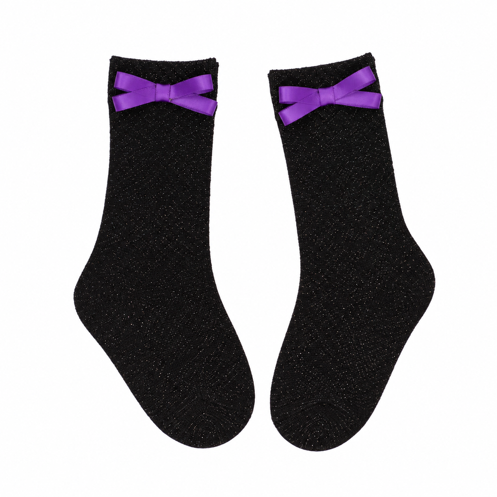 TIPY TIPY TAP WITCH BODYSUIT DRESS WITH CAP AND SOCKS - BLACK/PURPLE