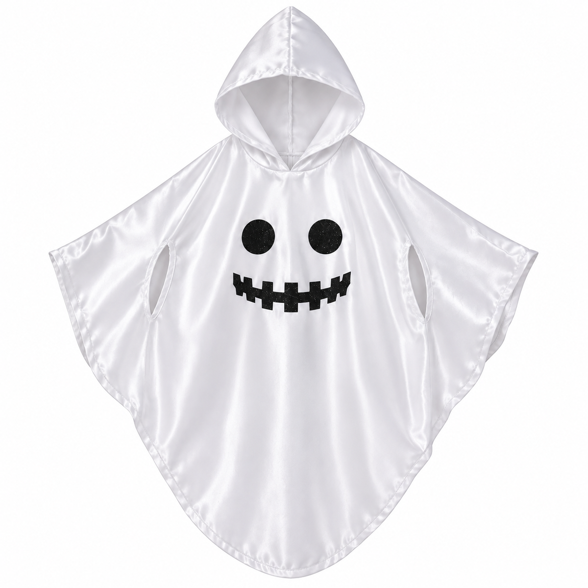TIPY TIPY TAP GHOST PONCHOO WITH BODYCHAINS AND BAG - WHITE