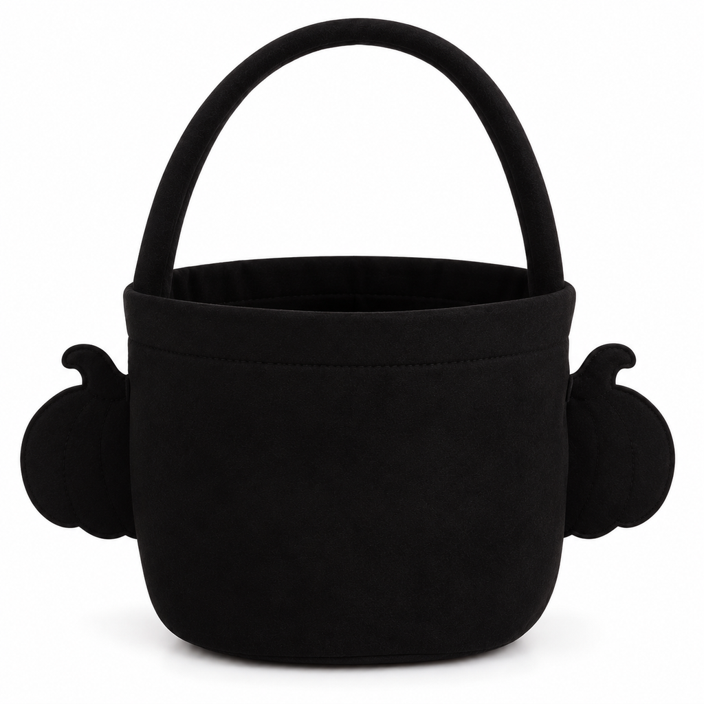 TIPY TIPY TAP HALLOWEEN THEME PUMPKIN BAG - BLACK
