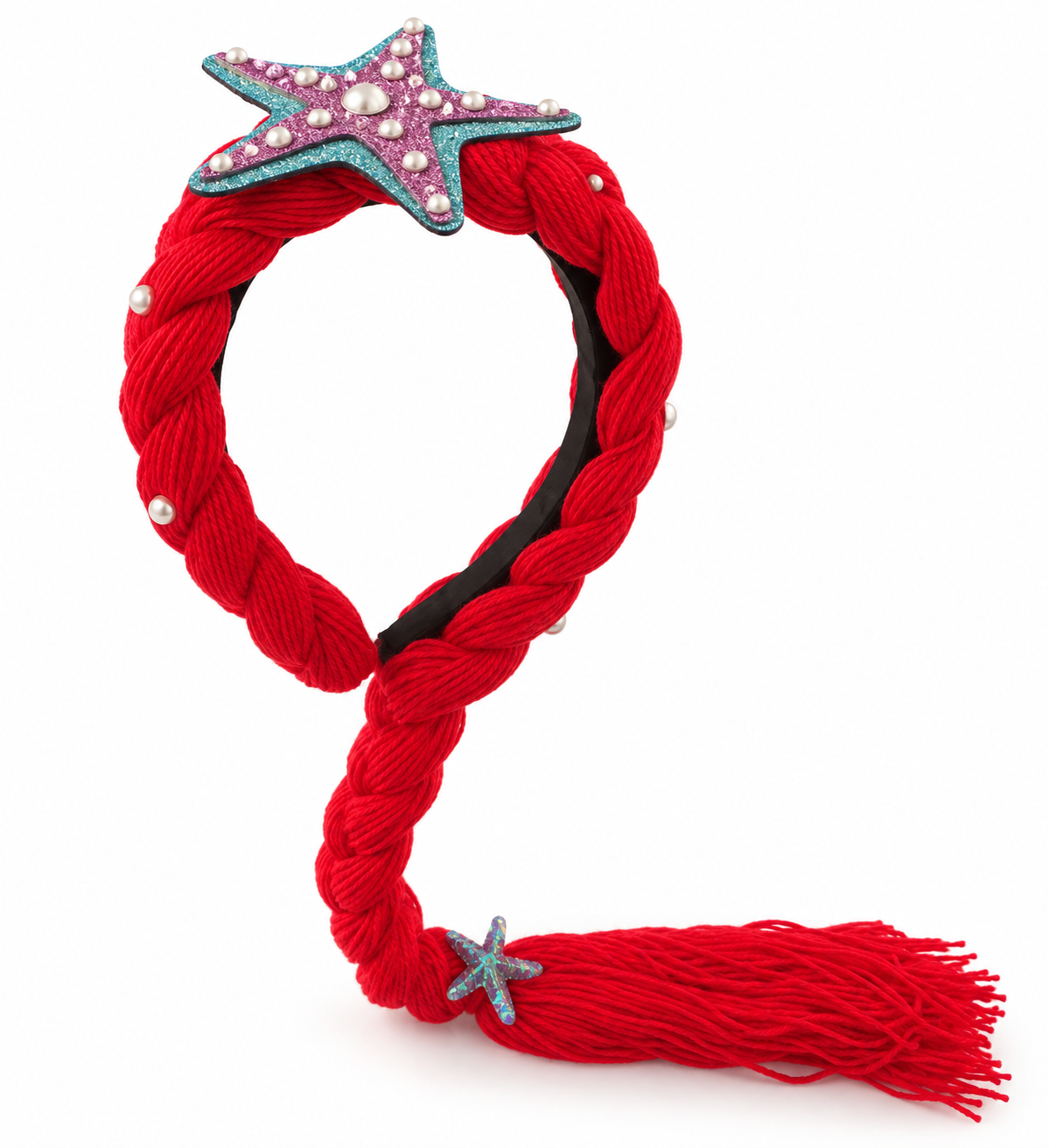 TIPY TIPY TAP MERMAID BRADE HAIRBAND & WAND - RED