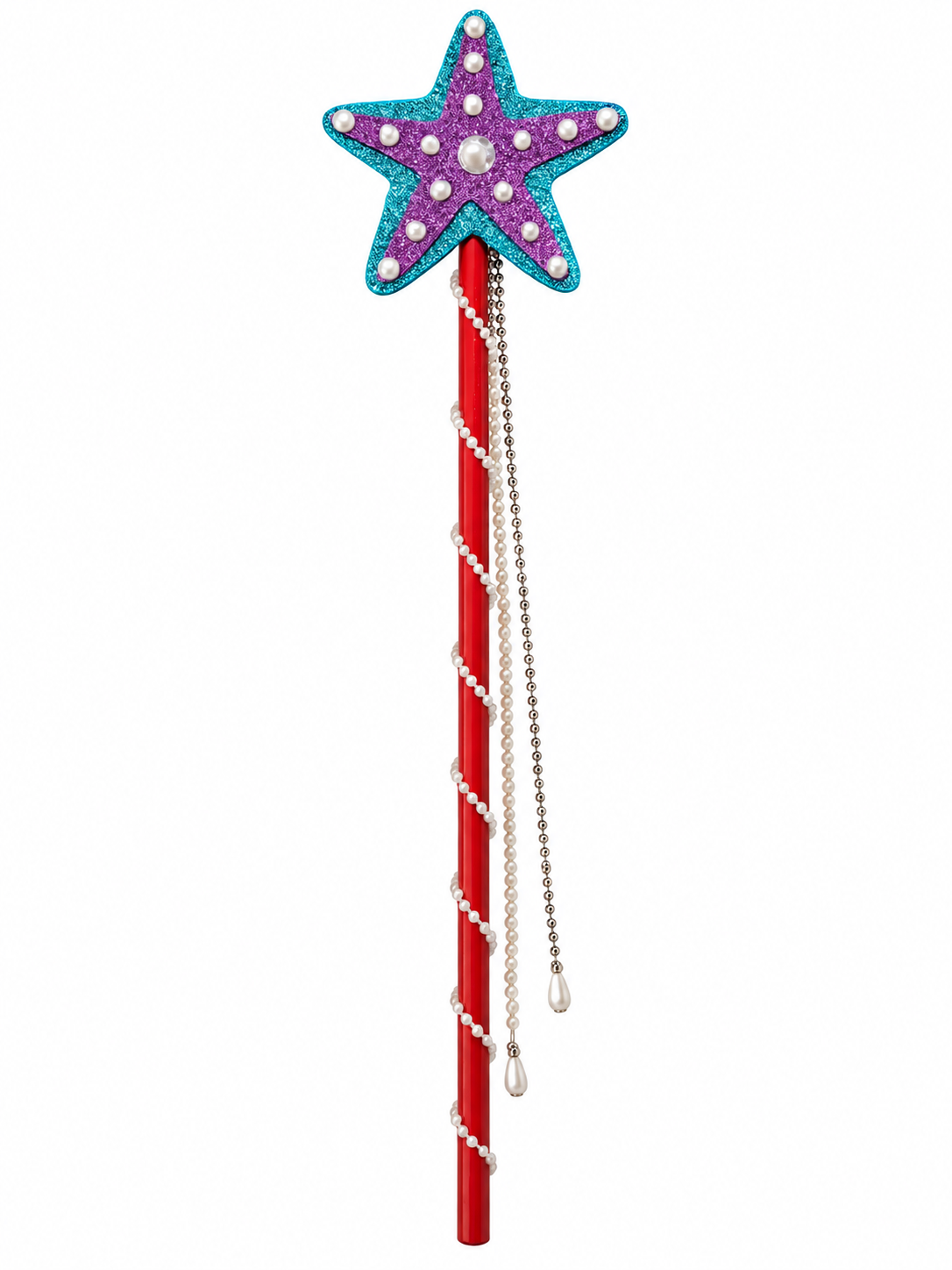 TIPY TIPY TAP MERMAID BRADE HAIRBAND & WAND - RED