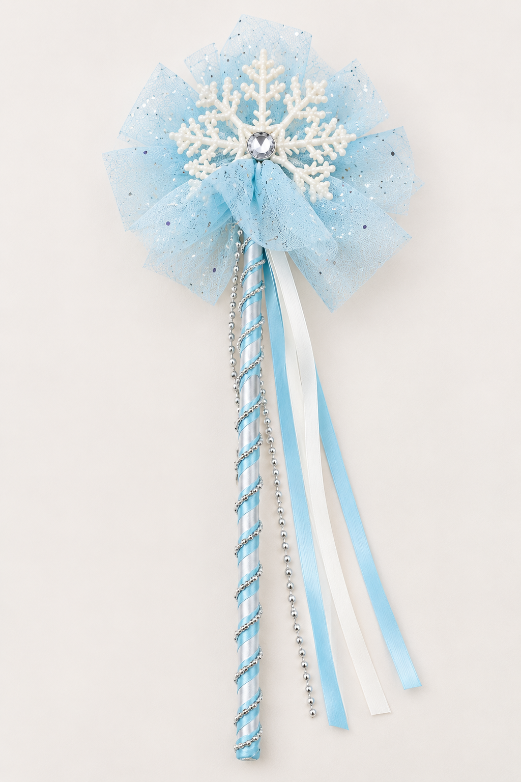 TIPY TIPY TAP SNOWFLAKES THEME HAIRBAND & WAND - BLUE