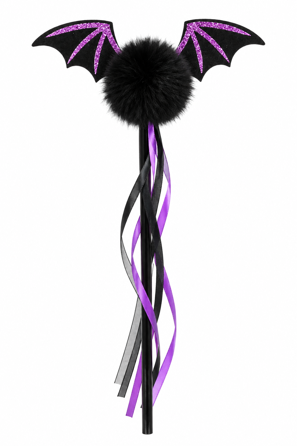 TIPY TIPY TAP BAT THEME HAIRBAND & WAND - BLACK PURPLE