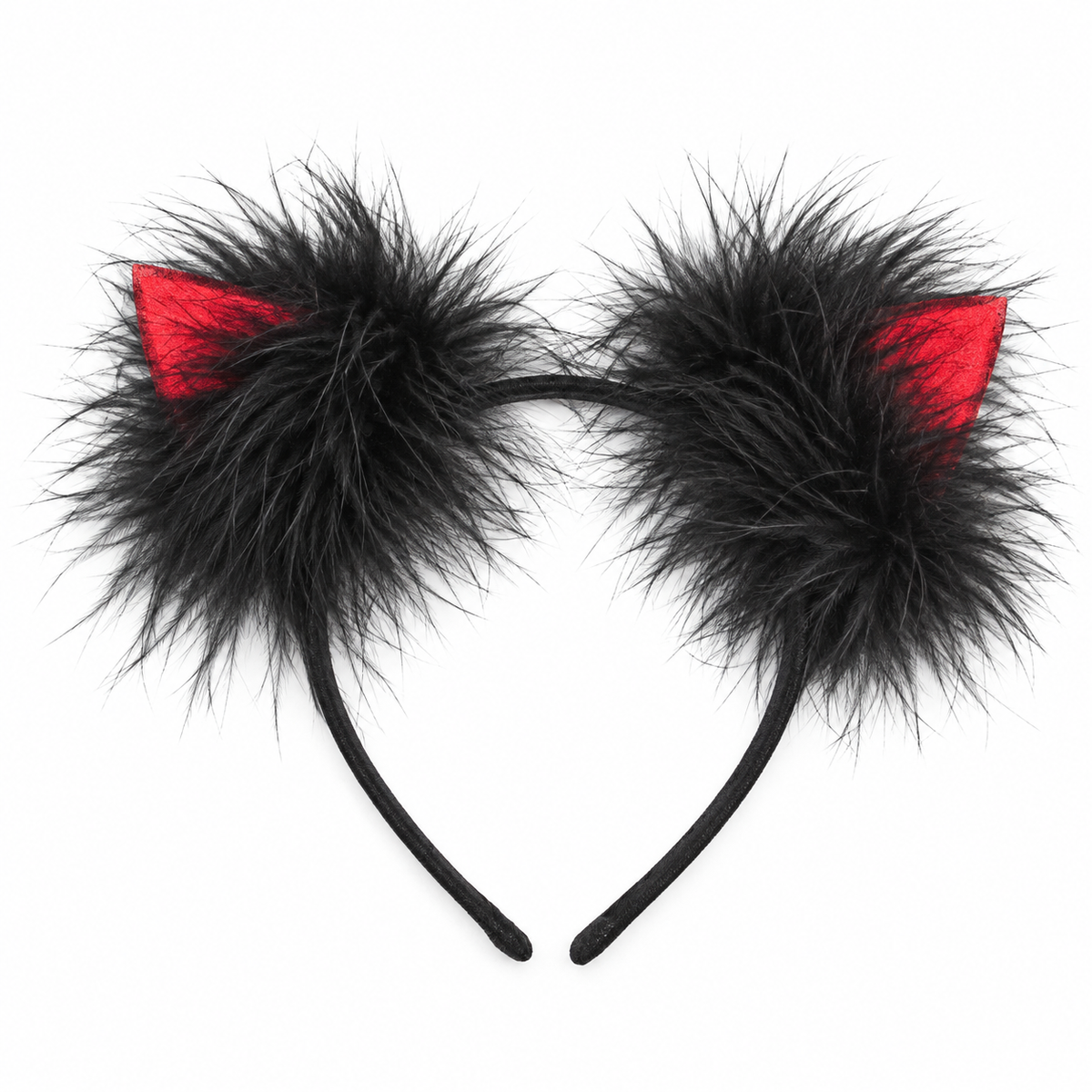 TIPY TIPY TAP CAT THEME HAIRBAND & WAND - RED/BLACK