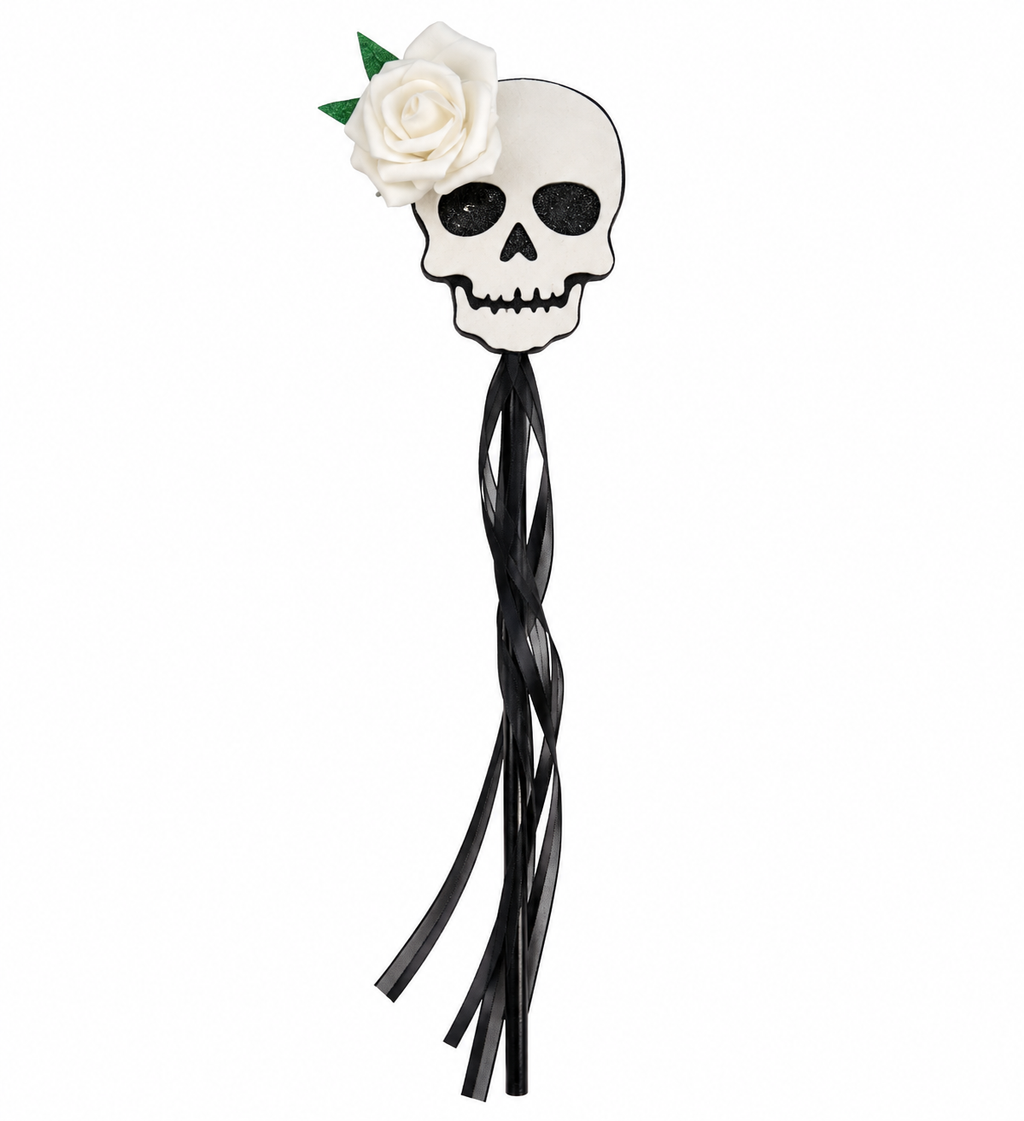 TIPY TIPY TAP SKULL CLIP & WAND - WHITE/BLACK