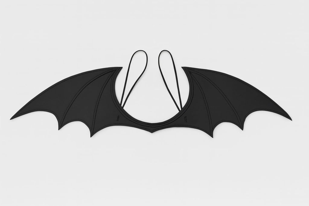 TIPY TIPY TAP BAT WINGS WITH CLIPS - BLACK