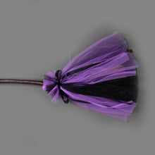 TIPY TIPY TAP WITCH THEME BROOM-BLACK/PURPLE