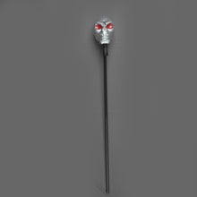 TIPY TIPY TAP LED SKULL WALKING STICK- SILVER/BLACK