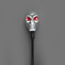 TIPY TIPY TAP LED SKULL WALKING STICK- SILVER/BLACK
