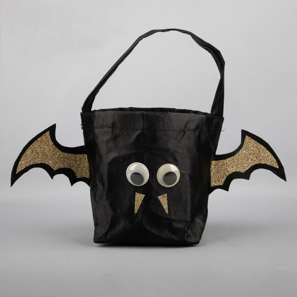 TIPY TIPY TAP BAT THEME TRICK O TREAT BAG-BLACK