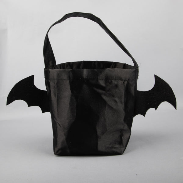 TIPY TIPY TAP BAT THEME TRICK O TREAT BAG-BLACK