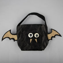 TIPY TIPY TAP BAT THEME TRICK O TREAT BAG-BLACK