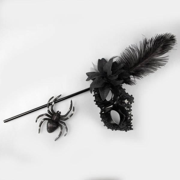 TIPY TIPY TAP HALLOWEEN EYEMASK STANDIE-BLACK