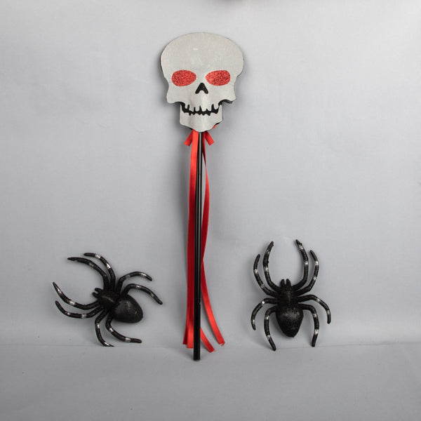 TIPY TIPY TAP HALLOWEEN SKULL WAND-RED