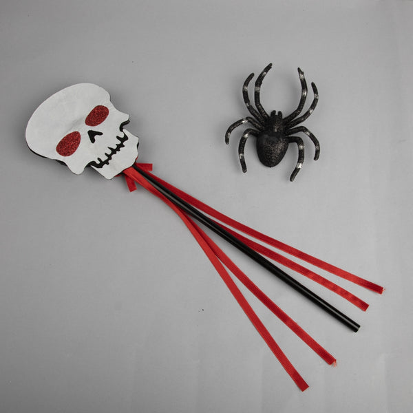 TIPY TIPY TAP HALLOWEEN SKULL WAND-RED