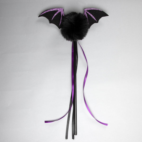 TIPY TIPY TAP HALLOWEEN BAT WAND-BLACK