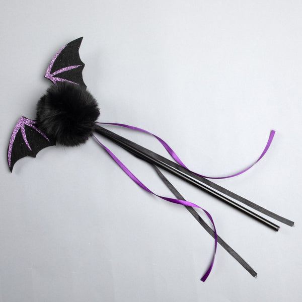 TIPY TIPY TAP HALLOWEEN BAT WAND-BLACK