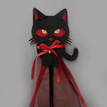 TIPY TIPY TAP HALLOWEEN CAT WAND-BLACK